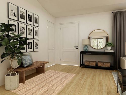 nuLOOM Rigo Hand Woven Farmhouse Jute Area Rug, 4' x 6', Natural in Transitional Minimalistic Entryway