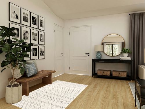 nuLOOM Moroccan Blythe Area Rug, 4' x 6', Grey/Off-white in Transitional Minimalistic Entryway