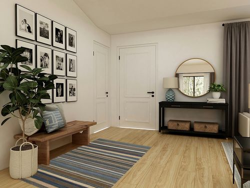 SAFAVIEH Kilim Collection Accent Rug - 4' x 6', Blue, Handmade Flat Weave Wool, Ideal for High Traffic Areas in Entryway, Living Room, Bedroom (KLM951A) in Transitional Minimalistic Entryway