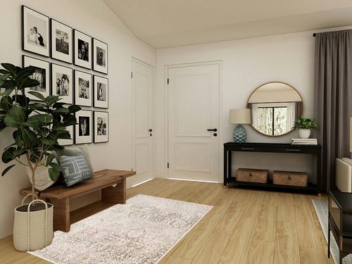 Mark&Day Area Rugs, 4x6 Geelbroek Traditional Tan/Ivory Area Rug, Beige Grey Black Carpet for Living Room, Bedroom or Kitchen (4'3" x 5'7") in Transitional Minimalistic Entryway