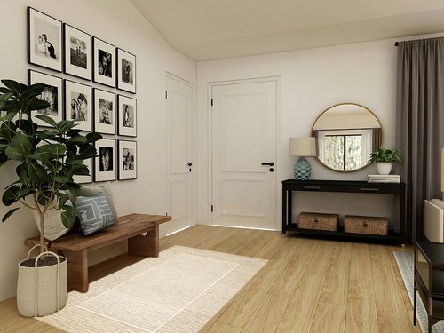 Loloi Chris Loves Julia x Briggs Collection, Wheat & Ivory, 3'-6" x 5'-6" Accent Rug – Minimal Gritted Design Area Rugs for Living Room Bedroom Entryway & Hallway No Shed High Traffic Home Decor Rug in Transitional Minimalistic Entryway