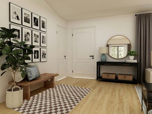 nuLOOM Adelaide Mid-Century Checkered Shag Area Rug - 4x6 Shag Area Rug Mid-Century Modern Beige Rugs for Living Room Bedroom Dining Room Nursery in Transitional Minimalistic Entryway