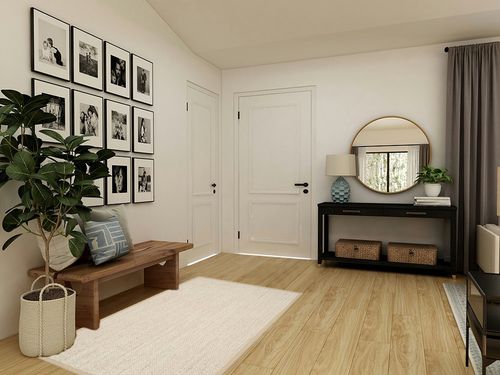 SAFAVIEH Natural Fiber Collection 4' x 6' Marble / Linen NF143B Border Sisal Area Rug in Transitional Minimalistic Entryway