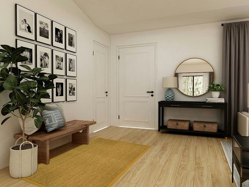 Safavieh Natural Fiber Collection Accent Rug - 4' x 6', Natural & Beige, Border Herringbone Seagrass Design, Easy Care, Ideal for High Traffic Areas in Entryway, Living Room, Bedroom (NF115A) in Transitional Minimalistic Entryway