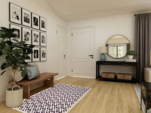 SAFAVIEH Chatham Collection 4' x 6' Purple / Ivory CHT719F Handmade Geometric Premium Wool Area Rug in Transitional Minimalistic Entryway