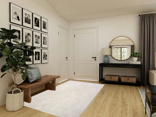 nuLOOM Clare Solid Shag Area Rug, 5' 3" x 7' 6", White in Transitional Minimalistic Entryway