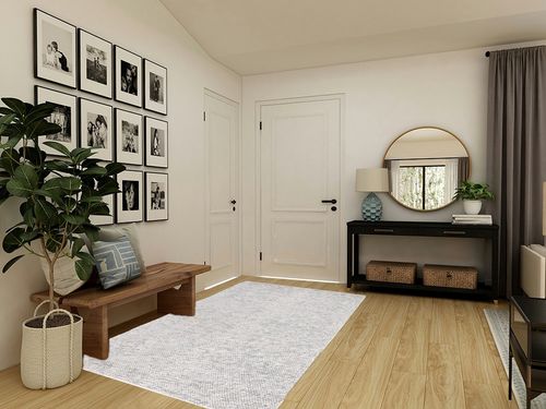 SAFAVIEH Natura Collection Area Rug - 5' x 8', Grey & Ivory, Handmade Wool, Ideal for High Traffic Areas in Living Room, Bedroom (NAT182F) in Transitional Minimalistic Entryway