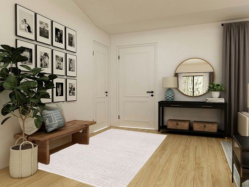 Safavieh Natura Collection Area Rug - 5' x 8', Ivory & Beige, Handmade Farmhouse Boho Wool, Ideal for High Traffic Areas in Living Room, Bedroom (NAT220B) in Transitional Minimalistic Entryway
