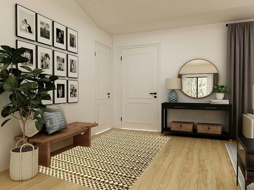 Superior Area Rug Pad, Non-Slip, Non-Skid, Floor Protector, Table Runner, Hardwood and Tile Floors Padding, Washable, Place Mats, Gripper Mat, Slide Stoppers, Rubber Rug Grip, 5' x 8', Cream in Transitional Minimalistic Entryway