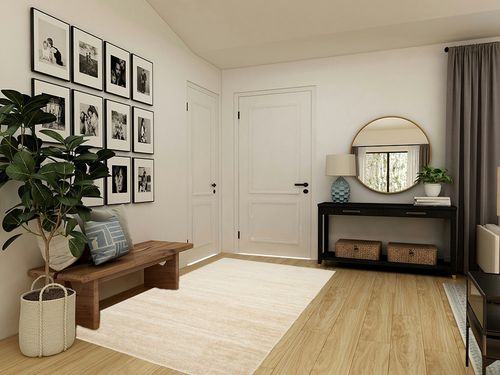 SAFAVIEH Adirondack Collection Area Rug - 5'1" x 7'6", Champagne & Cream, Modern Ombre Design, Non-Shedding & Easy Care, Ideal for High Traffic Areas in Living Room, Bedroom (ADR113W) in Transitional Minimalistic Entryway