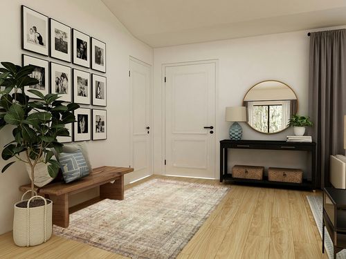 Loloi II Margot Collection MAT-01 Antique/Sage 5'-0" x 7'-6" Area Rug feat. CloudPile in Transitional Minimalistic Entryway