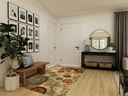 Mohawk Home Alexa Ornamental Floral Medallion 5' x 8' Area Rug - Perfect for Living Room, Dining Room, Office in Transitional Minimalistic Entryway