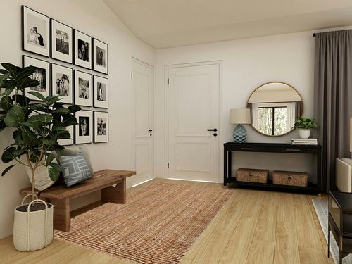 SAFAVIEH Natural Fiber Collection Area Rug - 5' x 7'6", Natural, Handmade Chunky Textured Jute 0.75-inch Thick, Ideal for High Traffic Areas in Living Room, Bedroom (NF447A) in Transitional Minimalistic Entryway