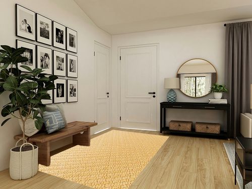 Natural Area Rugs 100% Natural Fiber, Handmade Karima Beige Sisal Rug, 5' x 8' in Transitional Minimalistic Entryway