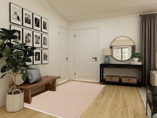 SAFAVIEH Montauk Collection Area Rug - 5' x 8', Orange & Ivory, Handmade Cotton, Ideal for High Traffic Areas in Living Room, Bedroom (MTK608D) in Transitional Minimalistic Entryway