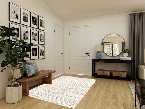nuLOOM Moroccan Blythe Area Rug, 5' x 7' 5", Grey/Off-white in Transitional Minimalistic Entryway