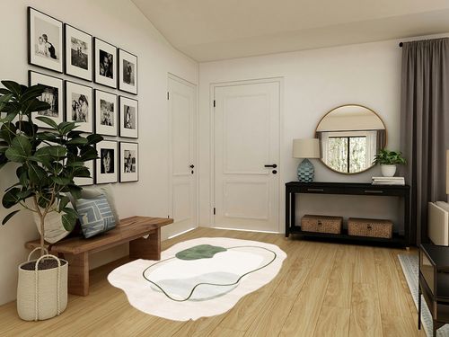 Boho Chic Geometric Area Rug for Living Room Dining Room Bright Green Spring Bedroom Floorcover Contemporay Abstract Curved Kitchen Runner Rugs Premium Medium Pile Play Home Decor Hallway 5x7ft in Transitional Minimalistic Entryway