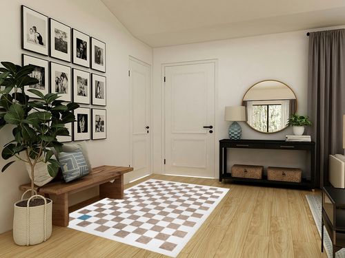 Wonnitar Checkered Washable Area Rug 5x7,Modern Large Rugs for Bedroom,Non-Shedding Soft Living Room Throw Mat,Geometric Checkerboard Floor Carpet for Dorm Bedroom Playroom,Khaki in Transitional Minimalistic Entryway