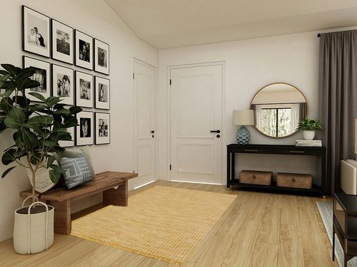 Nourison Positano Indoor/Outdoor Yellow 5' x 7' Area Rug, Easy Cleaning, Non Shedding, Bed Room, Living Room, Dining Room, Backyard, Deck, Patio (5x7) in Transitional Minimalistic Entryway