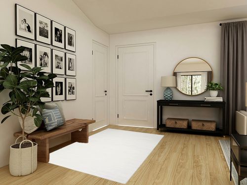 Nourison Washable Essentials Modern Ivory Grey 5'3" x 7'3" Area Rug, Non Shedding, Bed Room, Living Room, Dining Room, Kitchen (5x7) in Transitional Minimalistic Entryway
