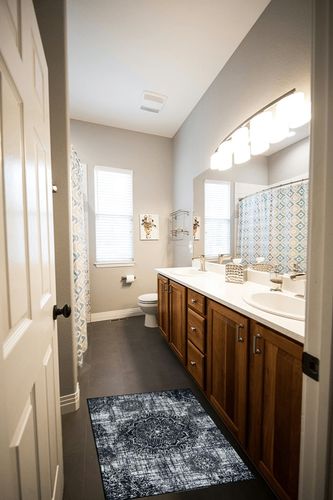 Beeiva Medallion Small Entryway Area Rug, 2x3 Black Washable Kitchen Rug Non Slip Entry Rugs for Inside House, Vintage Distressed Doormat Non-Shedding Throw Rug for Bedroom Entryway Bathroom in Wooden and Grey Bathroom