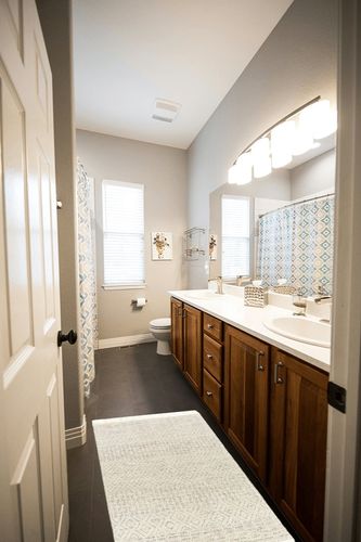 Kingsview Geometric Handwoven Wool Area Rug in Beige Langley Street Rug Size ... in Wooden and Grey Bathroom