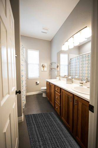 Seavish Laundry Room Rug Chindi Rug, 2'x4.2' Black and White Striped Long Bathroom Rug Woven Rug Decorative Bohemian Hallway Throw Runner Rug Small Area Rug for Bedroom Kitchen Sink in Wooden and Grey Bathroom