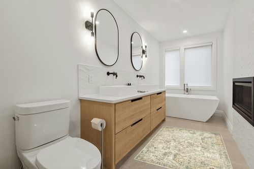 Kentville Orential Cream/Brown Area Rug Trent Austin Design Rug Size: Rectangle 4 ... in Scandinavian Neutral bathroom