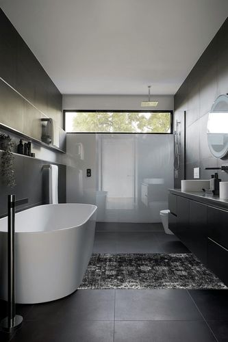 Unique Loom Sofia Collection Area Rug - Casino (4' 1" x 6' 1" Rectangle, Black/ Ivory) in Black Modern Bathroom