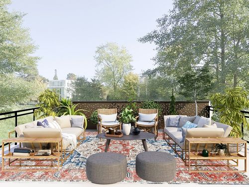 VK Living Washable Rug, in Scandinavian Modern Patio