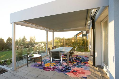 Restoration and Renovation Handmade Flower Multicoloured Irregular Area Rug 100% Imported Blended Wool Floral Area Rug (Navy, 9x6 ft) in Silver and Grey Outdoor Patio