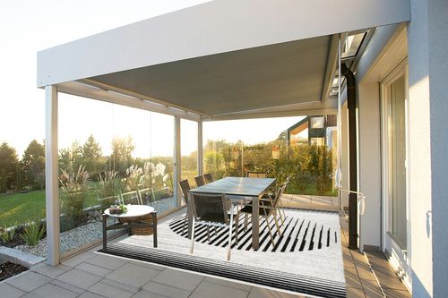 Lockie Abstract Black/White Area Rug Ebern Designs Rug Size: Rectangle 8' x 10' in Silver and Grey Outdoor Patio