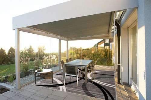 Rugshop Modern Wavy Circles Design Area Rug 7' 10" x 10'2" Gray in Silver and Grey Outdoor Patio