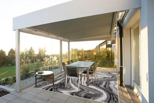SAFAVIEH Craft Collection Area Rug - 8' x 10', Grey & Silver, Modern Abstract Design, Non-Shedding & Easy Care, Ideal for High Traffic Areas in Living Room, Bedroom (CFT819G) in Silver and Grey Outdoor Patio