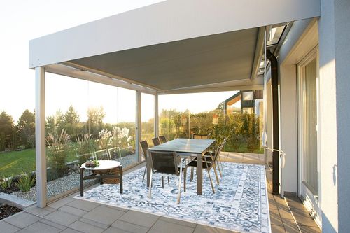 Bloom Rugs Caria Washable Non-Slip 8x10 Rug - Blue Traditional Area Rug for Living Room, Bedroom, Dining Room, and Kitchen - Exact Size: 7'8" x 10' in Silver and Grey Outdoor Patio