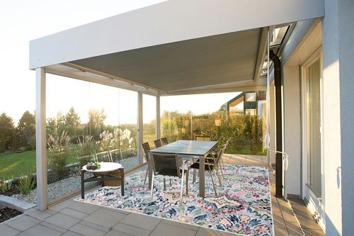 Unique Loom Sumter Collection Area Rug - Brewton (8' x 10' Rectangle, Multi/ Blue) in Silver and Grey Outdoor Patio