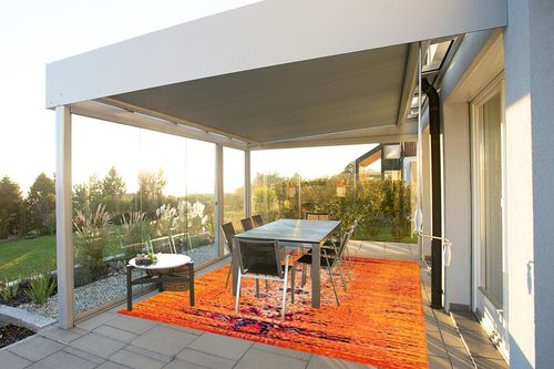 SAFAVIEH Monaco Collection Area Rug - 8' x 10', Orange & Multi, Modern Boho Abstract Distressed Design, Non-Shedding & Easy Care, Ideal for High Traffic Areas in Living Room, Bedroom (MNC209H) in Silver and Grey Outdoor Patio