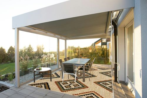 Orian Rugs Next Generation Carsitas Area Rug, 7'10" x 10'10", Off-White in Silver and Grey Outdoor Patio