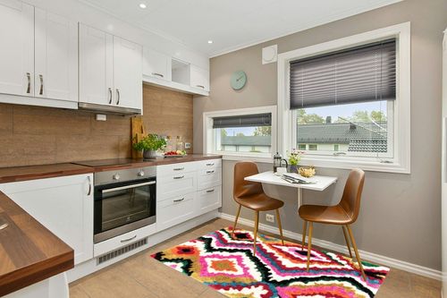 nuLOOM Handmade Carnival Abbey Shaggy Area Rug, 4x6, Multi in Wood and White Small Kitchen