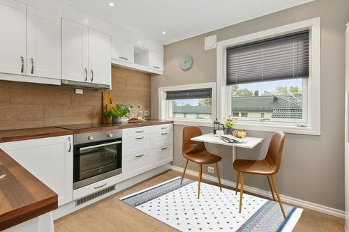 Alfa Rich 4x6 Area Rugs, Blue Grey Cream Rug, Cotton, Pet Friendly, Easy Clean Washable Rug in Wood and White Small Kitchen