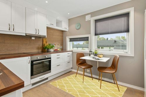 Unique Loom Rabat Shag Collection Modern Tribal Moroccan Inspired Plush & Soft Geometric Design Area Rug (4' 0 x 6' 0 Rectangular, Yellow/ Ivory) in Wood and White Small Kitchen