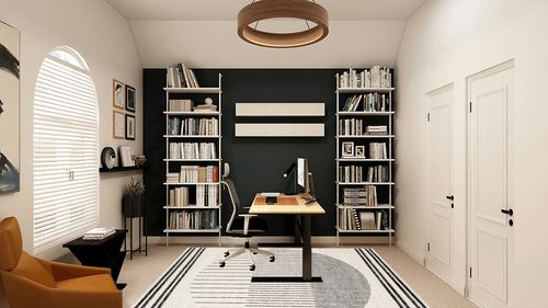Artistic Weavers Jimina Black/Ivory 5 ft. x 7 ft. Indoor Area Rug in White and Black Home Office