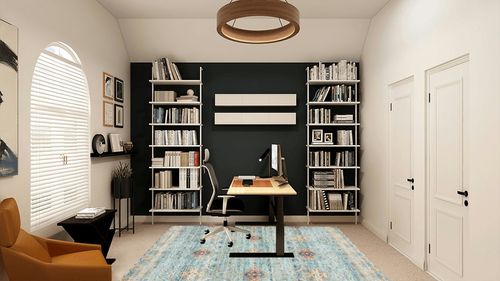 Gertmenian Boho Area Rug, 5x7 Standard Home Decor for Entryway, Bedroom, Living Room, Office, Kitchen Non Slip, Soft, Low-Pile, Printed Indoor Accent Rugs Transitional, Tanis Sage, 25046 in White and Black Home Office