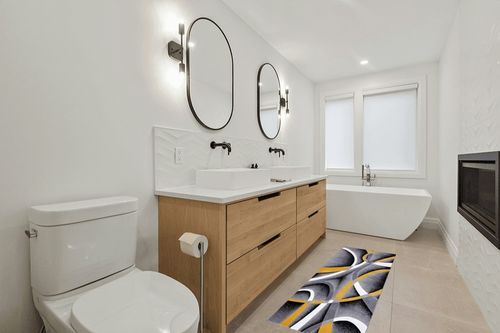 2305 Geometric Abstract Yellow 2x7 Area Rugs for Entryway in Scandinavian Neutral bathroom