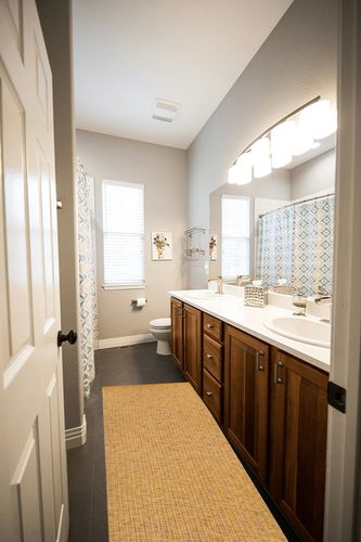 Lahome Kitchen Runner, 2x6 Handwoven Reversible Washable Rug Hallway Runner, Yellow Cotton Farmhouse Low Pile Bathroom Rug Long Carpet for Laundry Room Sink Doorway Decor in Wooden and Grey Bathroom