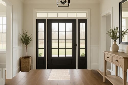 Cream Contemporary Non Slip Living Room Runner in White Transitional Foyer