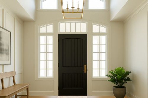 Cream Contemporary Non Slip Living Room Runner in White Traditional Foyer