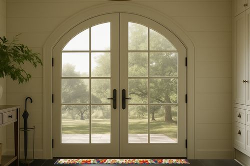 Multi Color Contemporary Non Slip Living Room Area Rug in White Farmhouse Traditional Foyer