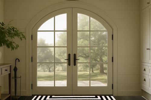 Abani Contemporary Black & Ivory 4' x 6' Area Rug, Contrasting Geometric Modern Stripe Symmetrical Living Room Carpet Rugs in White Farmhouse Traditional Foyer
