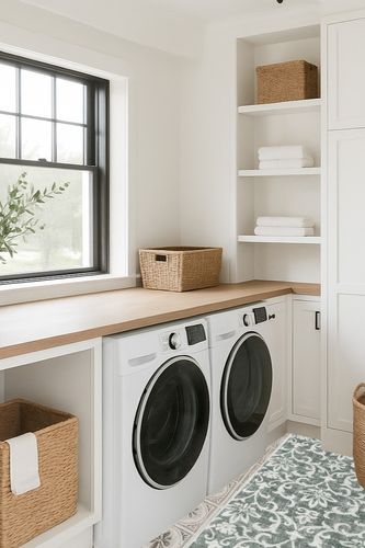 Morebes Vintage Laundry Room Rug,2x5 Rug Runner Non Slip, Washable Entryway Rug, Non Shedding Distressed Floral Kitchen Sink Indoor Floor Carpet Runner for Bathoom Dorm, Light Grey in Traditional Laundry Room